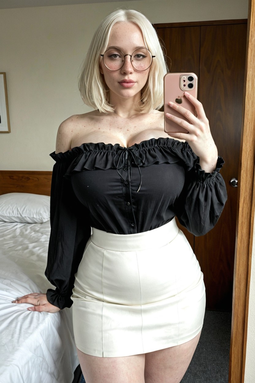 Round, Sleeveless, Skin AI Porn