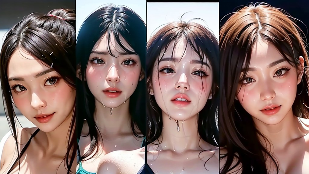 And Their Faces Are Looking At The Camera, Tiara, Waist Shot Porno IA