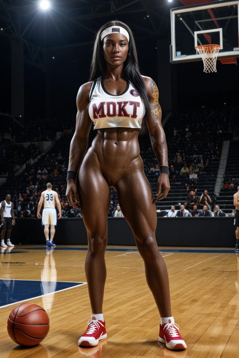 Midnight Black Skin, Floral Tattoos, Bottomless Porno IA