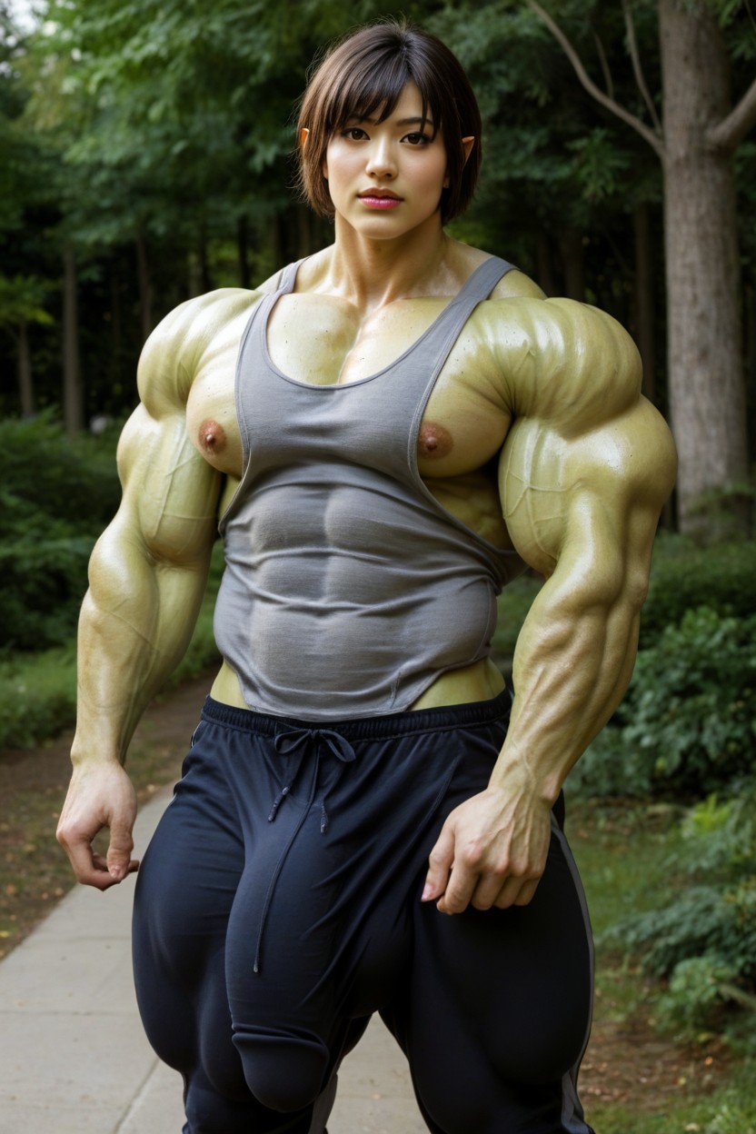 Defined Muscles, Hyper Muscles, Extremely Defined Muscles Porno IA
