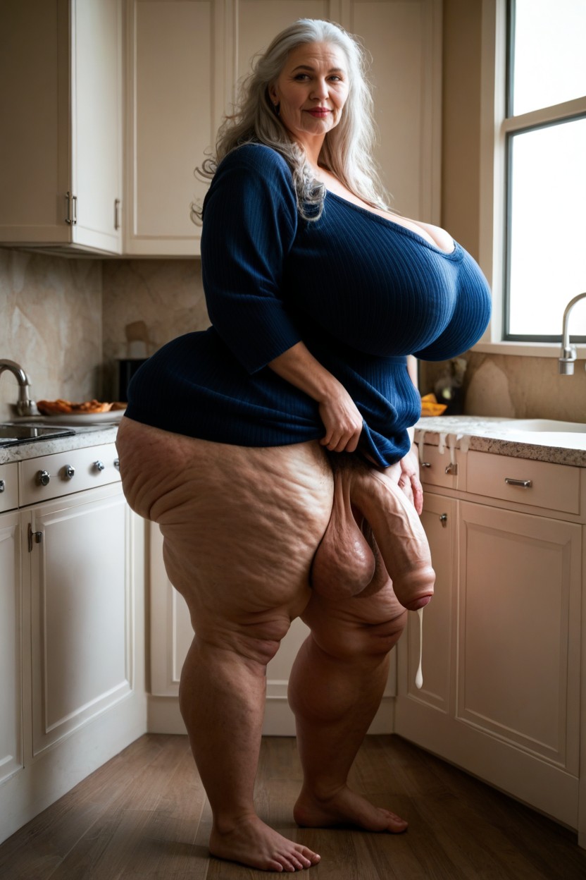 Feet Tall, Big Belly, Ssbbw AI Porn