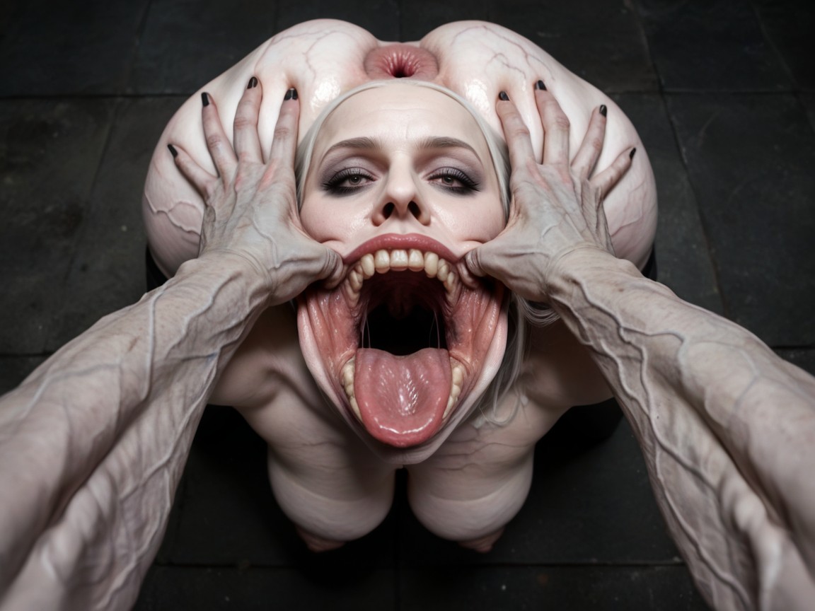De Arriba A Abajo, Horror Navel, Detailed Mouth Porno IA