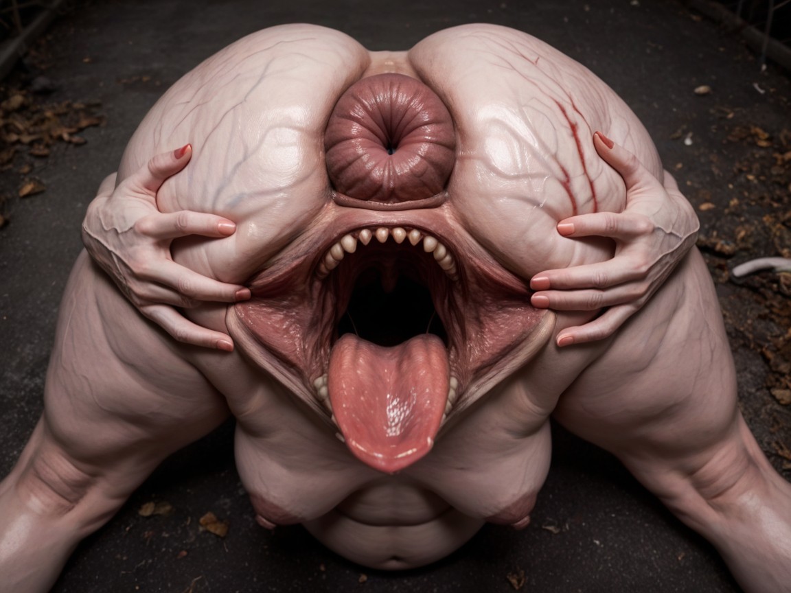 Navel Transformed Into Sex Organ, Gaping Horror Veins, Hyper Horror Navel Porno IA