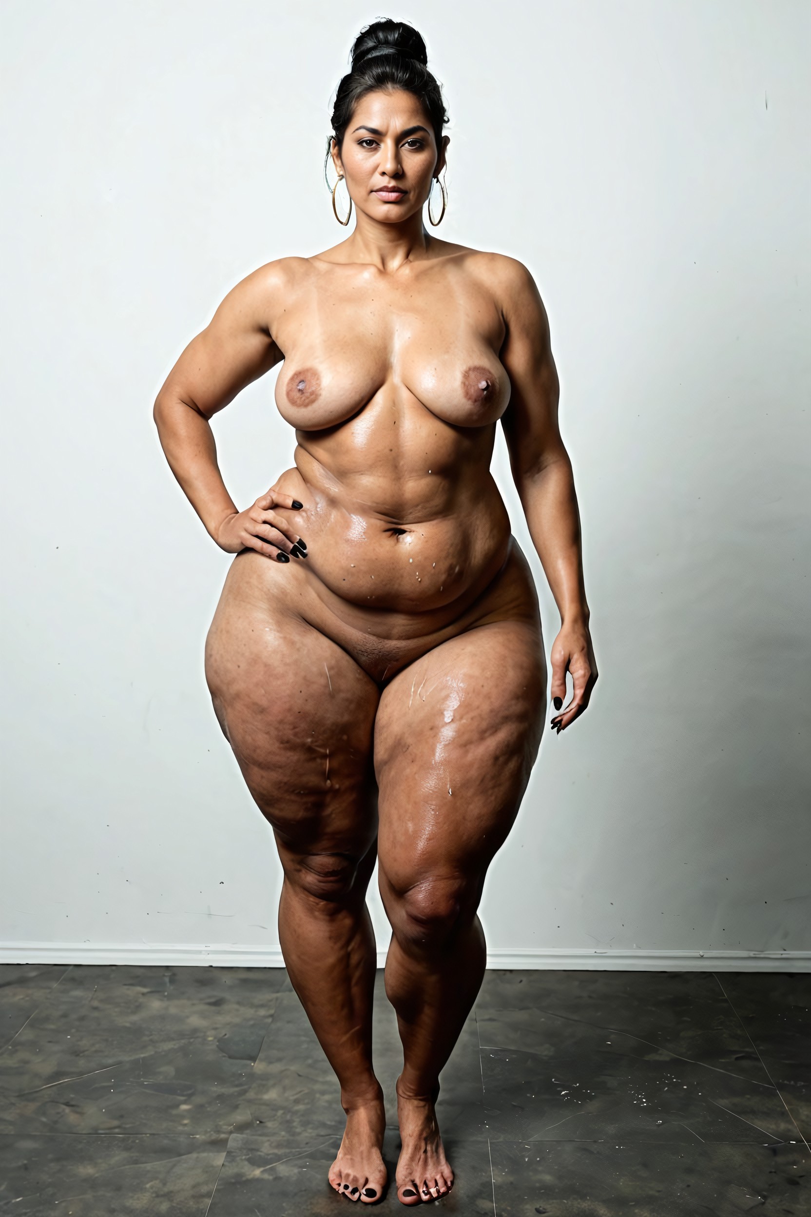 Cellulite All Over Body, Fit Arms, Extremely Beautiful AIポルノ