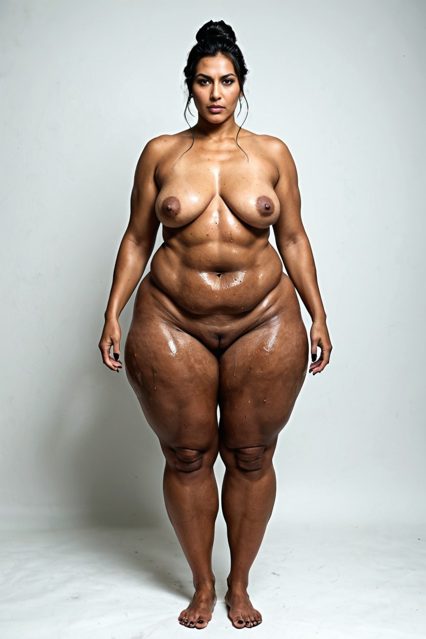 Big Feet, Black Nails, Fit Tits AI Porn