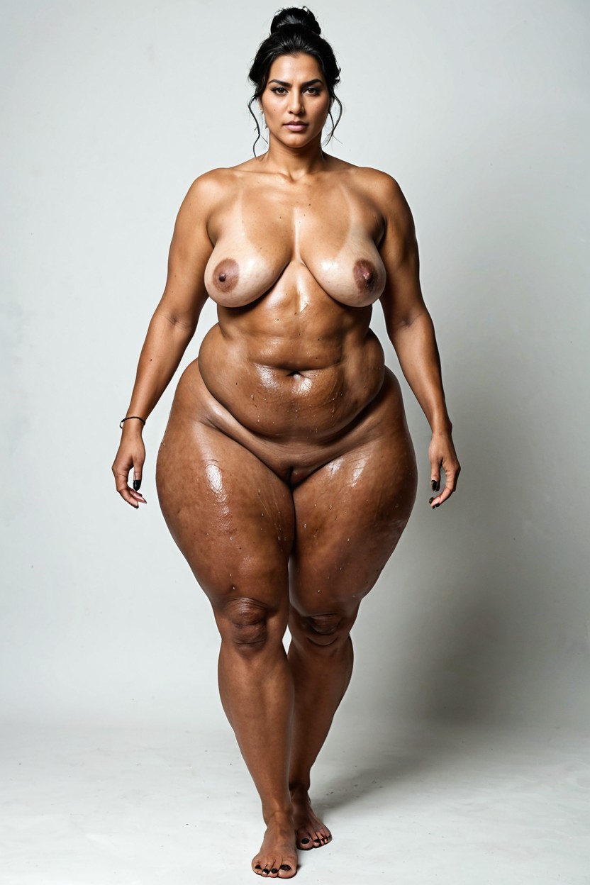 Ultra High Detailed Photo, Cellulite Thighs, Fat Stomach AI黃片