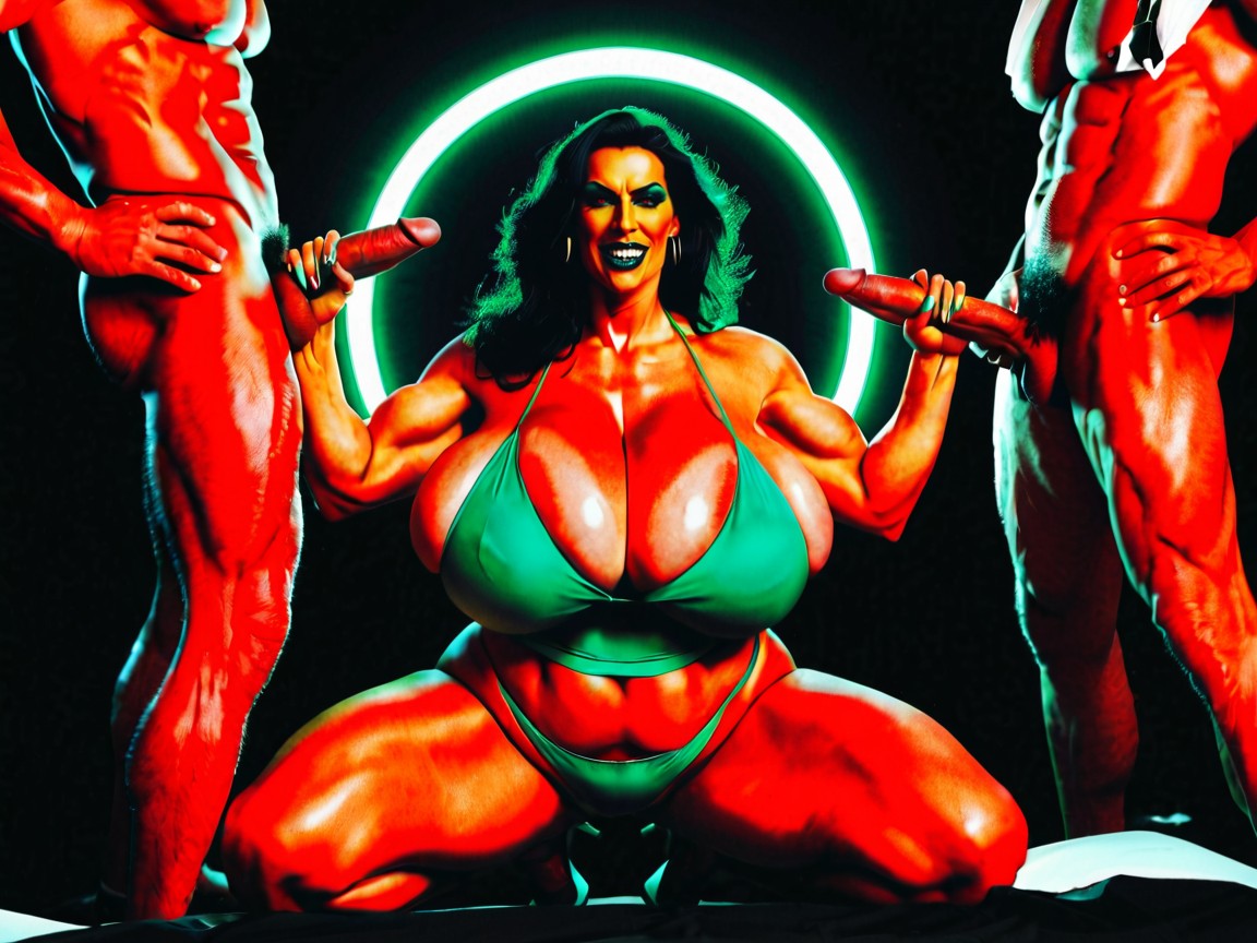 Extremely Large Ass, Massive Oversized Colossal Breasts, Colossal Breasts AI Porn