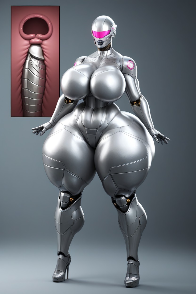 Very Curves, Model, Gigantic Ass Bigger Than Your Body Extreme Massive Thick Round Lips AI Porn