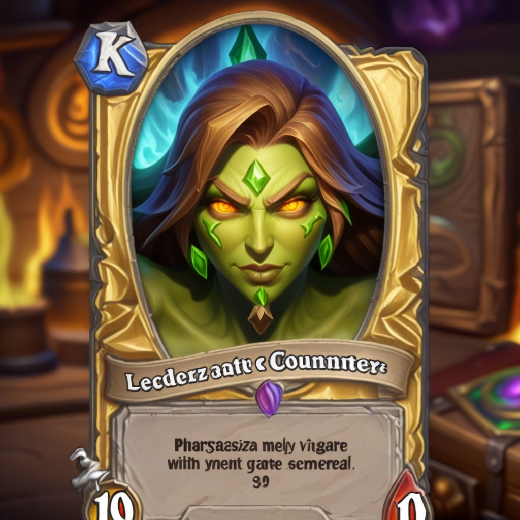 Cosplay, Card Pack Opening Screen, Create Screenshot From Classic Hearthstone Game Porno IA