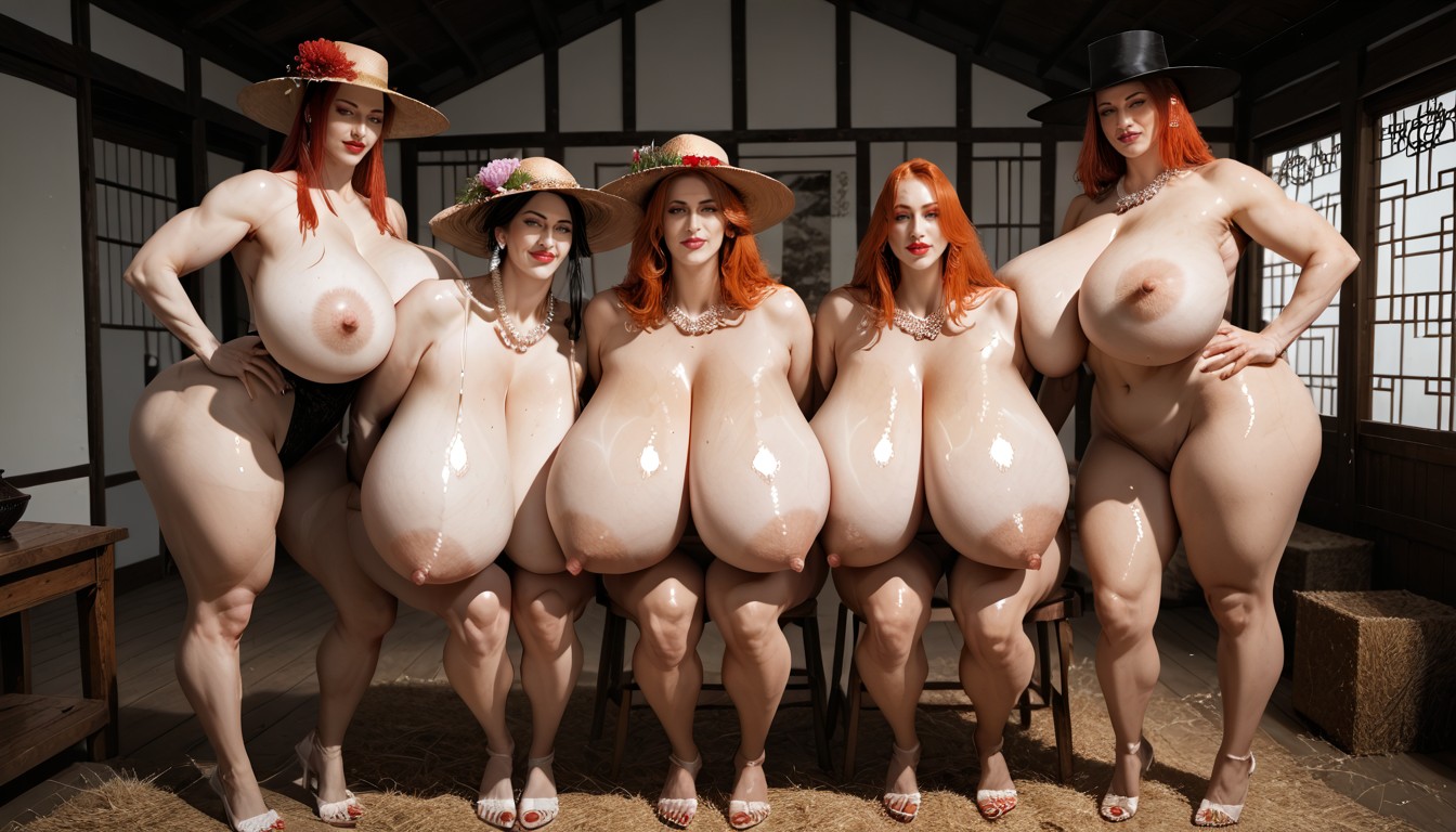 Hyper Colossal Breasts, Nude, 30+ Porno IA