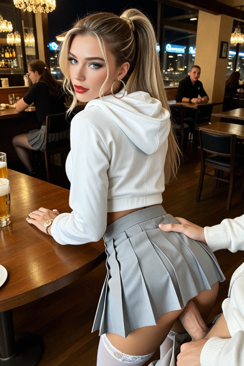 De Arriba A Abajo, Vista Trasera, Bending Forward Porno IA