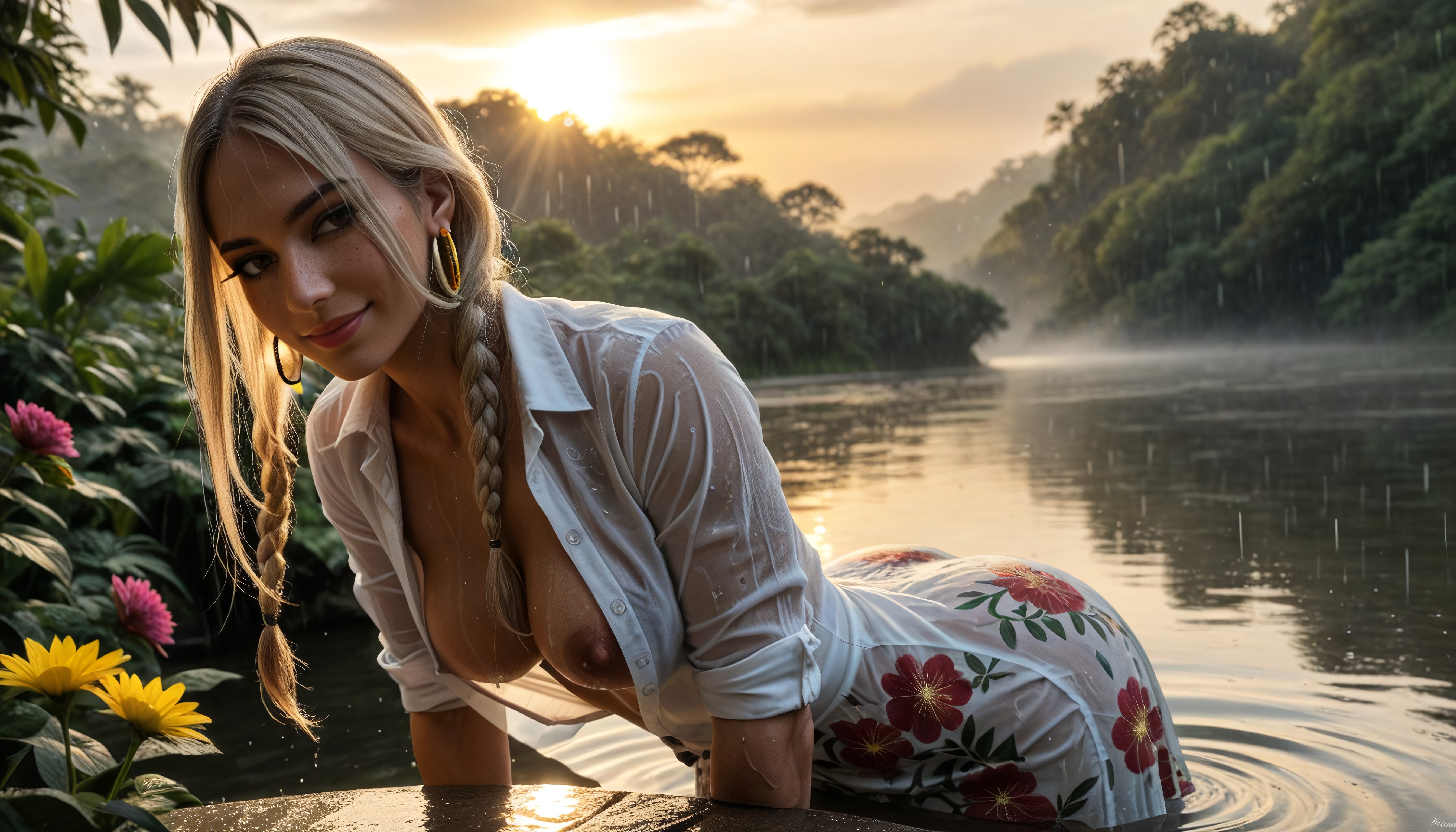 18+, Flowers In Hair, Perfect Fit Porno IA