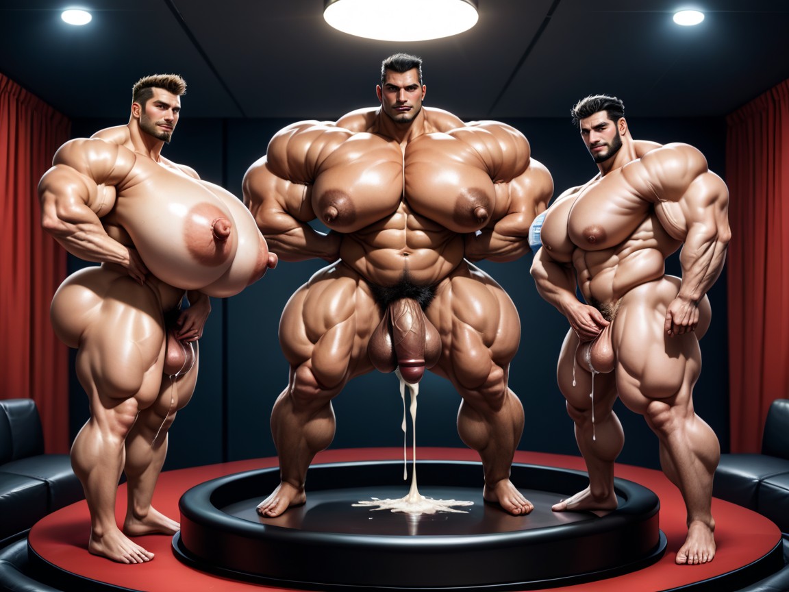 De Pie, Hyper Massive Ass, Extremadamente Pesado En La Parte Inferior Porno IA