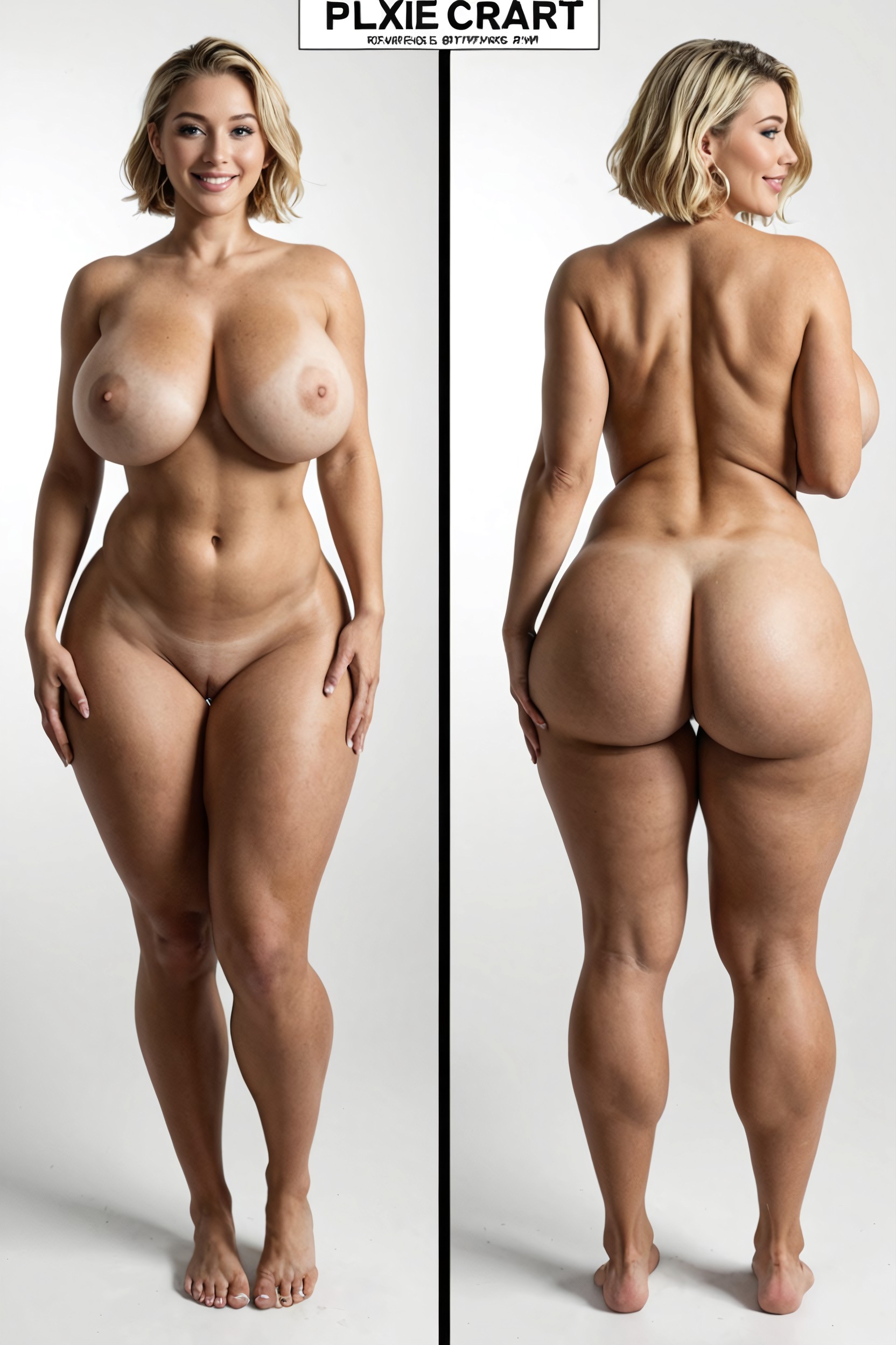 Neutral Expression, Relaxed Posture, Character Turnaround AI Porn