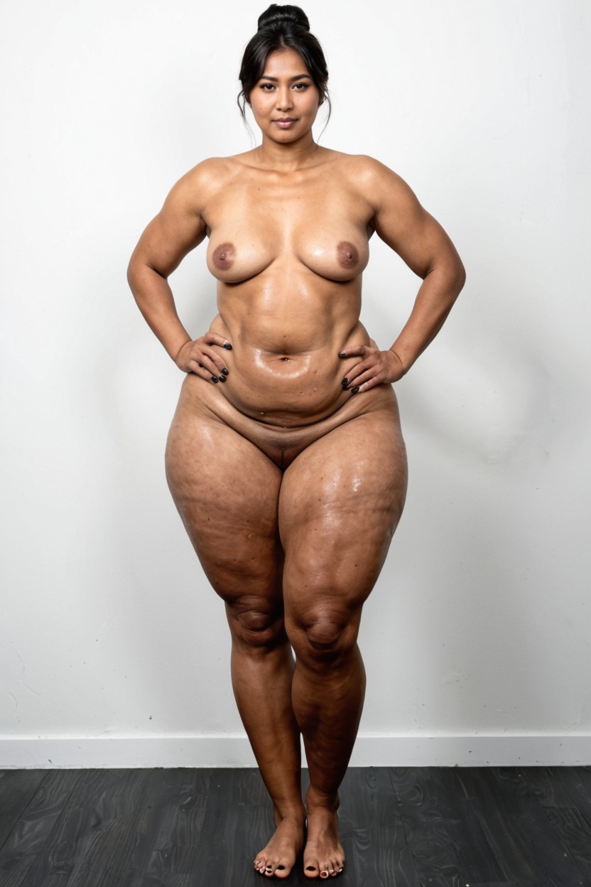 Gigantic Thighs, 50+, Cellulite Thighs AI Porn