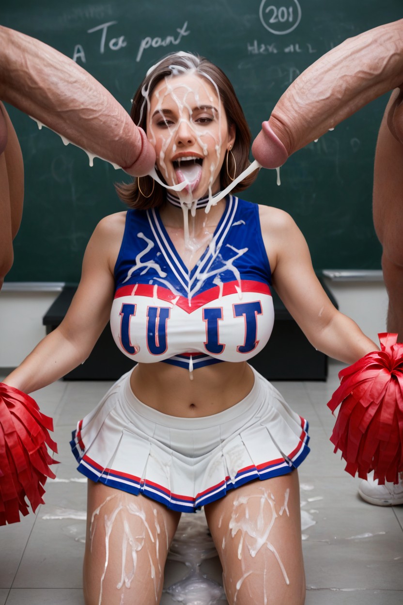 Cum In Hair, Award Winning Quality, Excessive Bukkake AI Porn