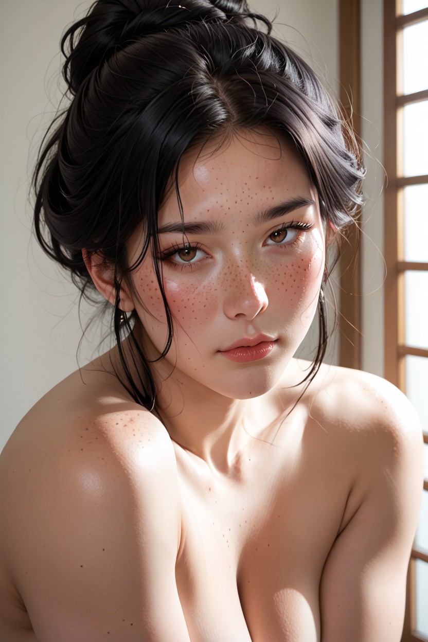 Flustered, Shy, Hyper Thighs AI Porn