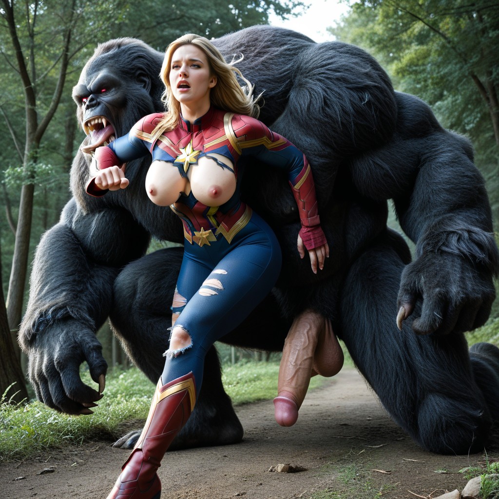 Erect Hyperpenis, Cosplay, Size Comparison AI Porn