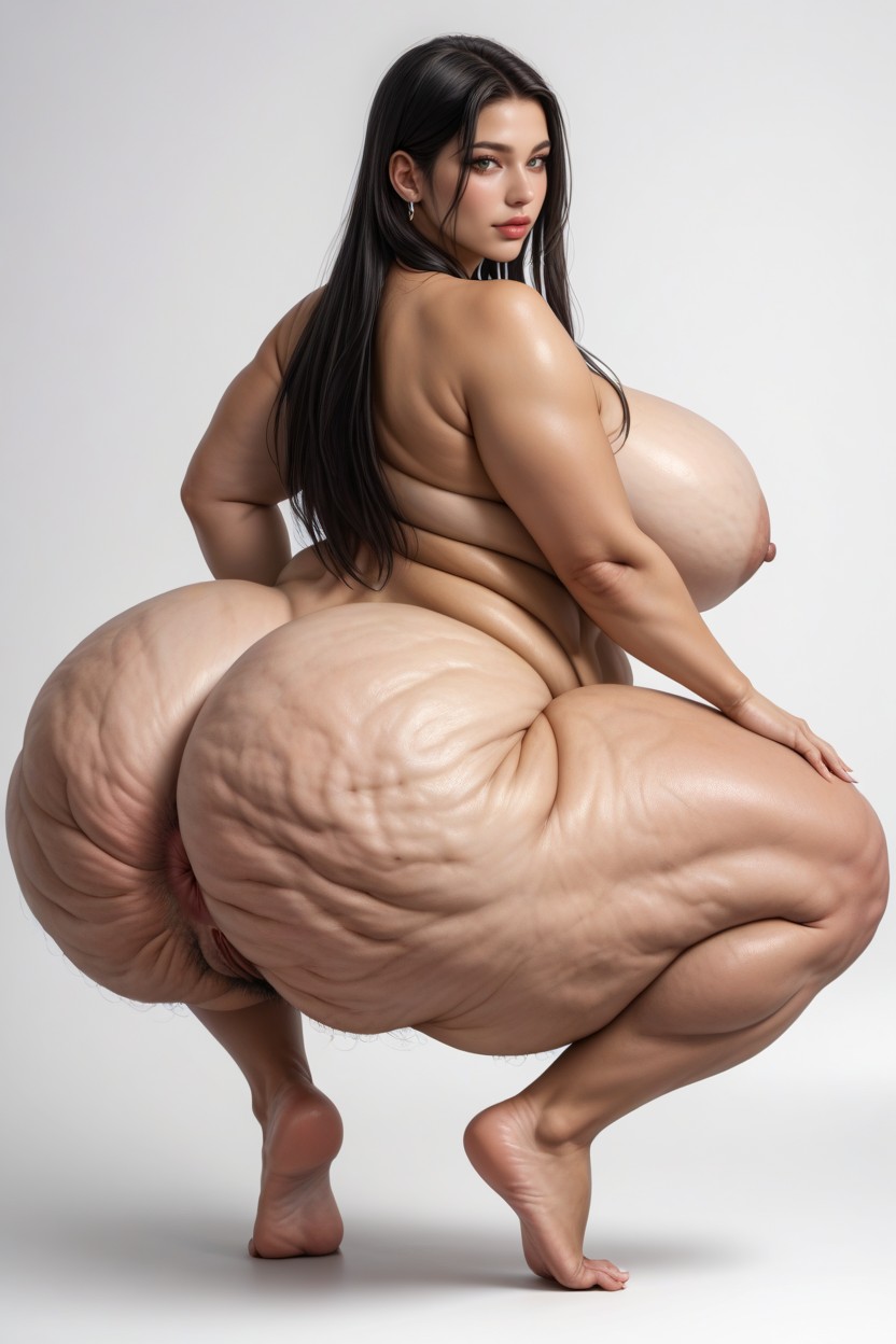 Long Legs, Cellulite Everywhere, Cellulite All Over Body AI Porn