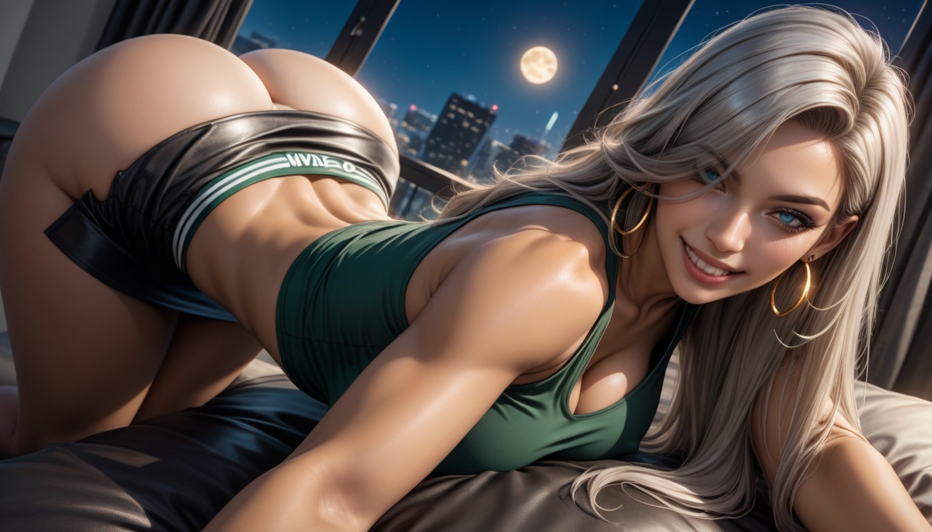 Bending Over, Latina, Highly Photogenic AI Porn