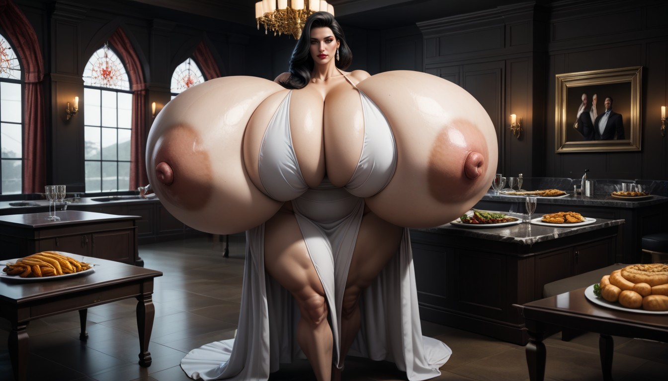 30+, Massive Breasts, Harem AI Porn