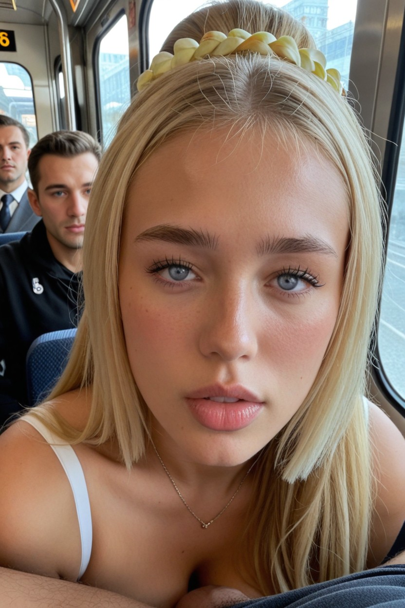 Ultra Pop Idol Supermodel, Small Ass, Ass Is Visible AI Porn