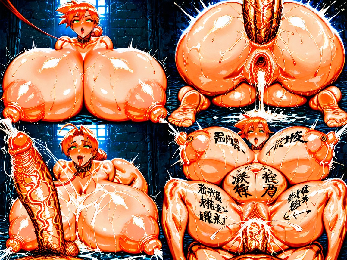 Ssbbw, Comic Book Layout, Facial Orgasm AI Porn