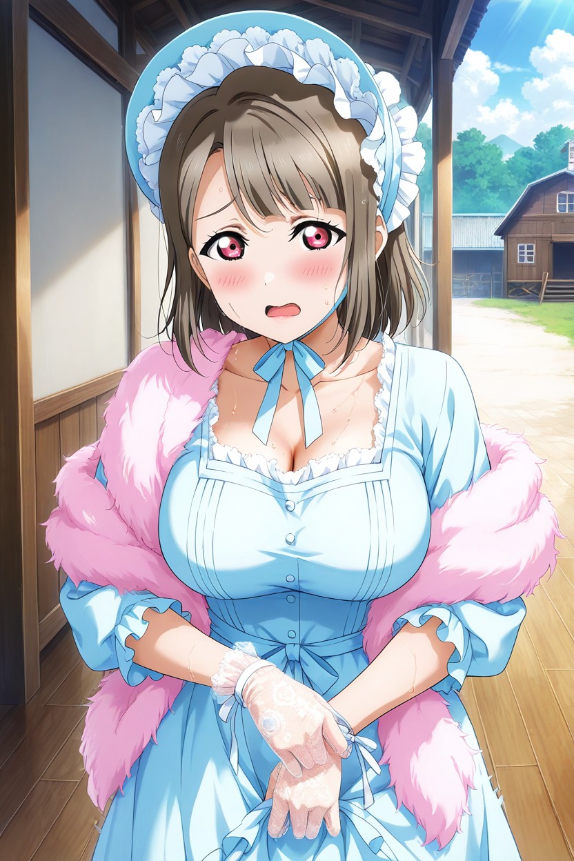 Amazing Quality, Heavy Blush, Lace Gloves Porno IA