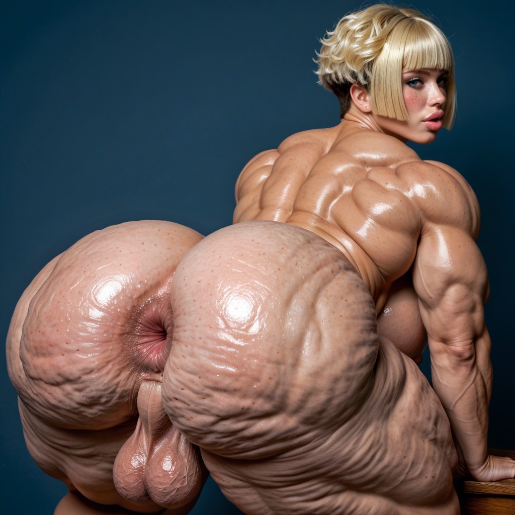 Hyper Blushing, Platinum Blonde, Freckles Porno IA