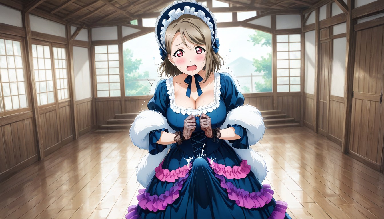 Highest Quality, Frilled Dress, Schocked Expression AI Porn
