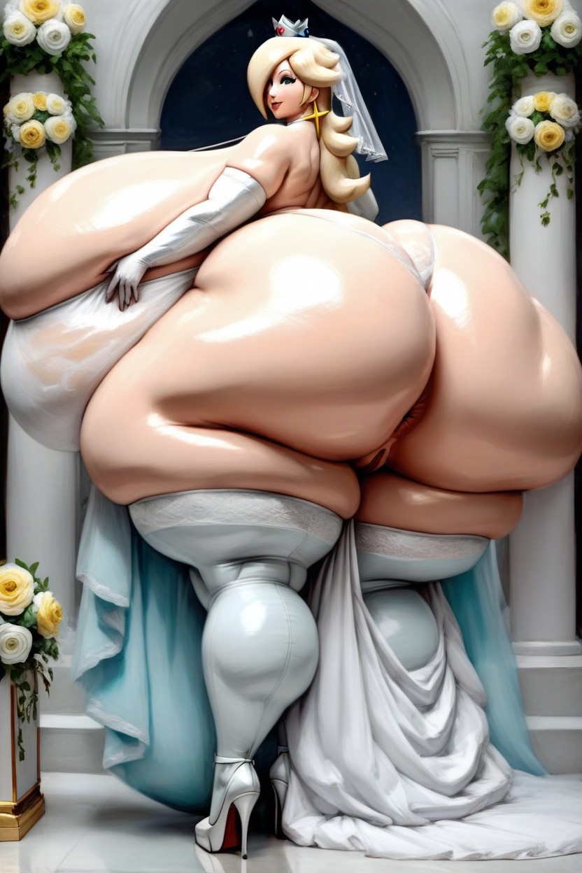 Extreme Massive Ass, Face Looking Back, Massive Gigantic Ass AI 포르노