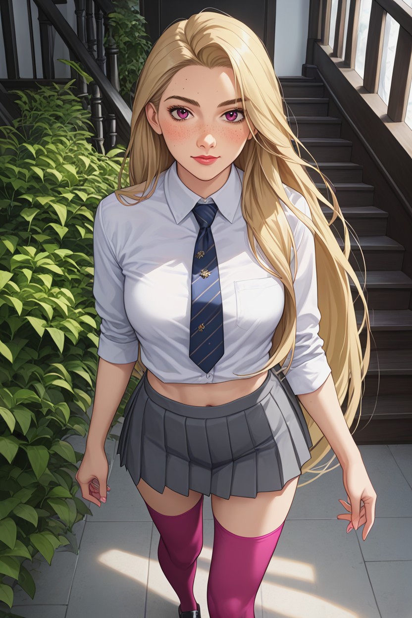 Blonde, Walking, 25+ ИИ порно