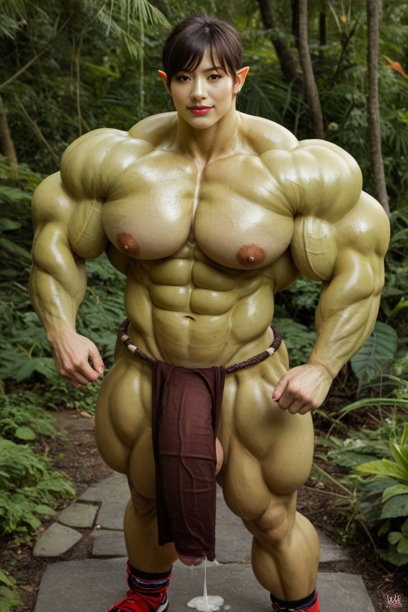 Gigantic Biceps, 25+, Smug Expression Porno IA