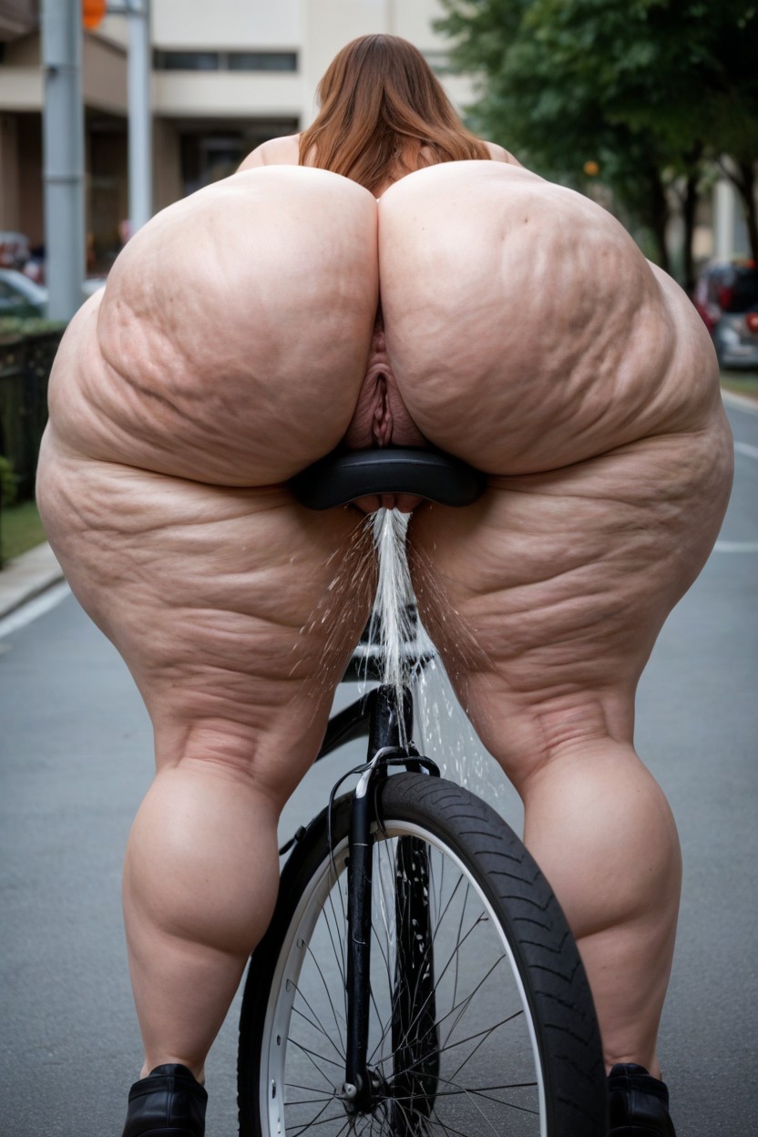 Mega Wide Booty, 거리, 오버사이즈 보지 AI 포르노