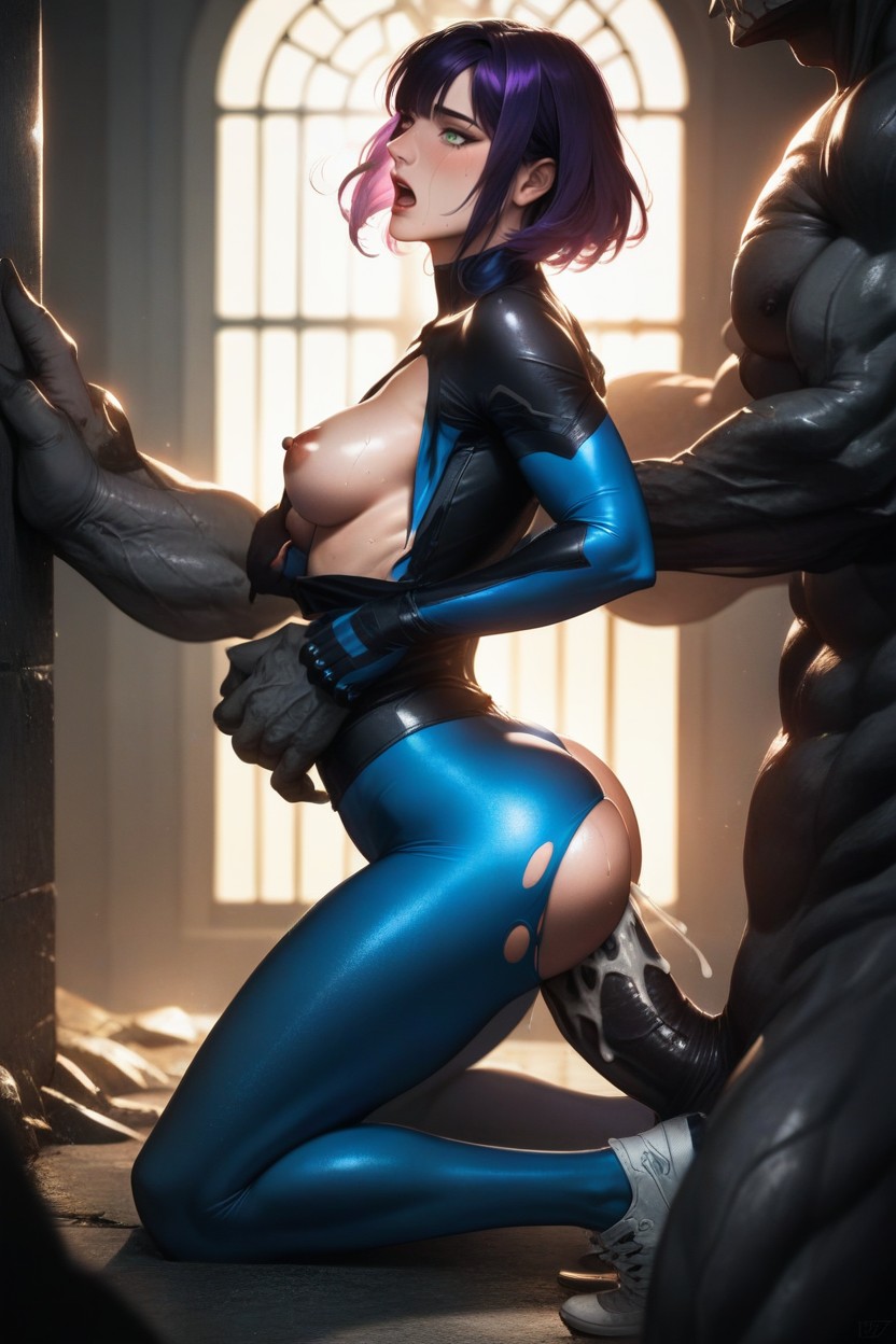초록색, Anal Penetration, Grey Monster AI 포르노