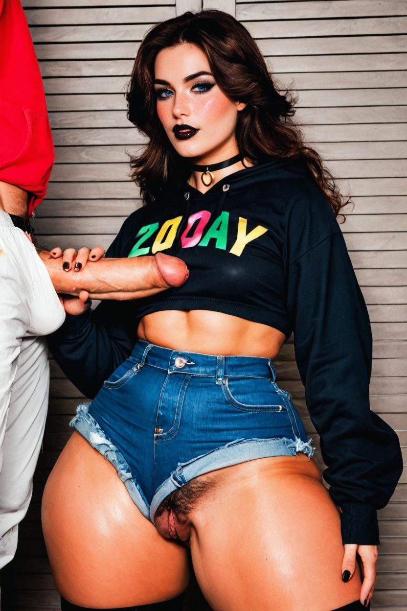 Fully Clothed, Thick Cock, Deep Ass Crack Pornografia de IA