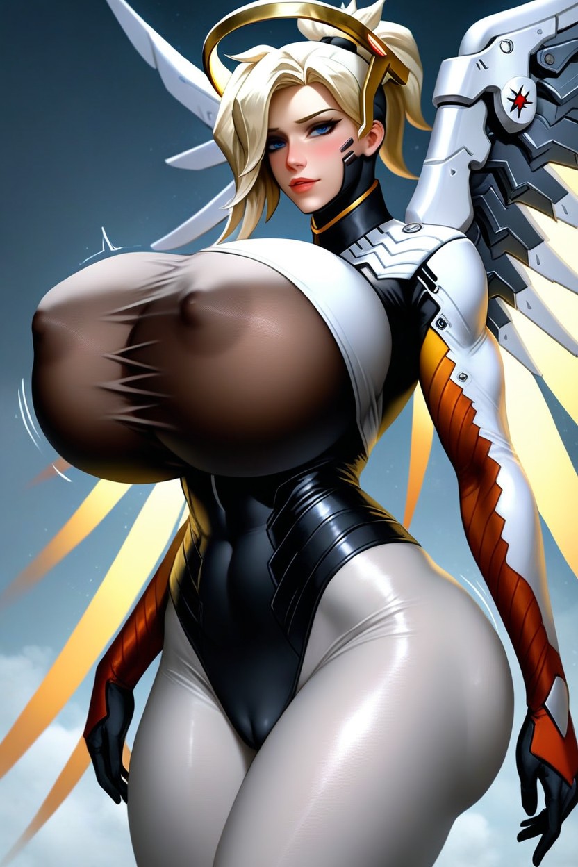 Siren Eyes, Erect Nipples, Extremely Beautiful AI Porn