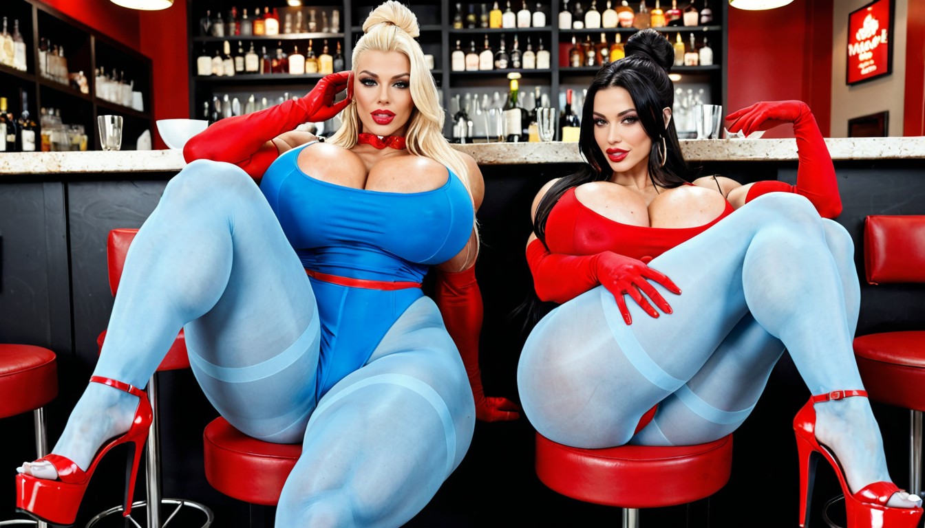 Blonde Hair, Black Hair, Long Hair Porno IA