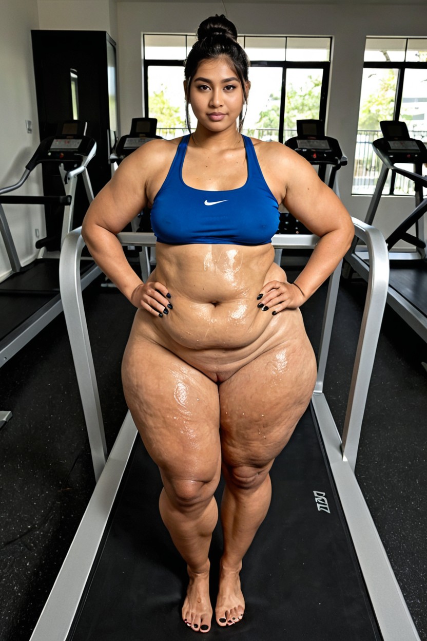 Extremely Fat Inner Thighs, Massive Legs, Gigantic Thighs Porno IA