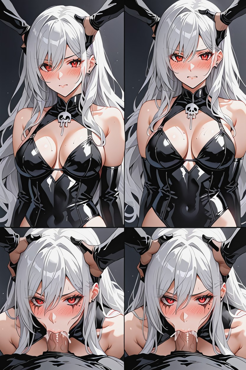 +, Messy Cumshot, Embarrassed Porno IA
