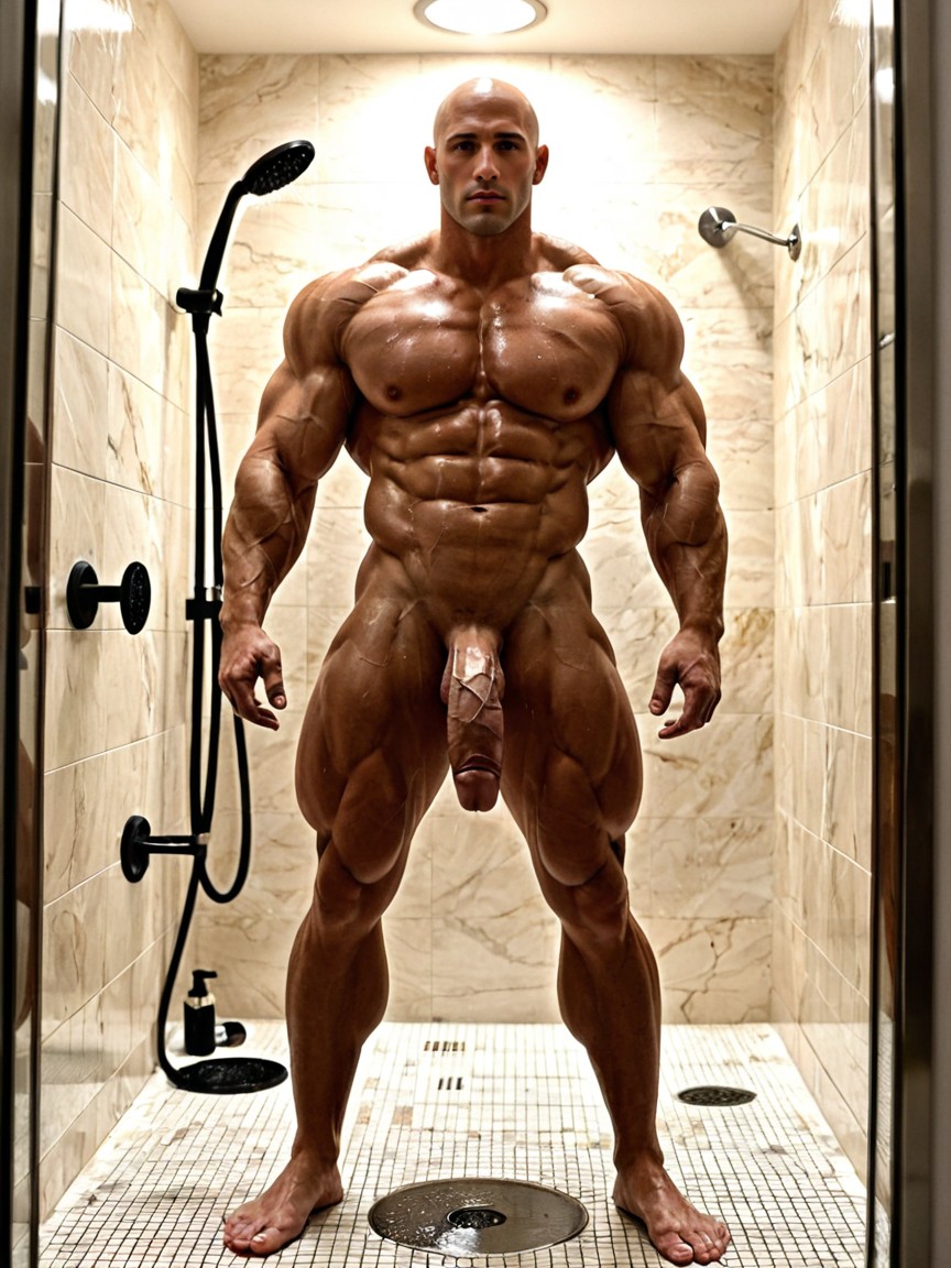 Toned Muscles, 30+, 프론트뷰 AI 포르노