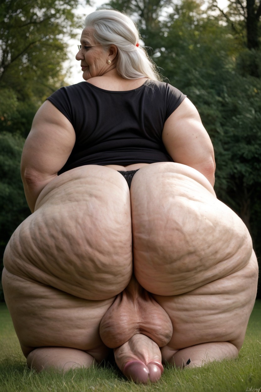 Bouncy Mass, Ssbbw, Pelo Despeinado Porno IA