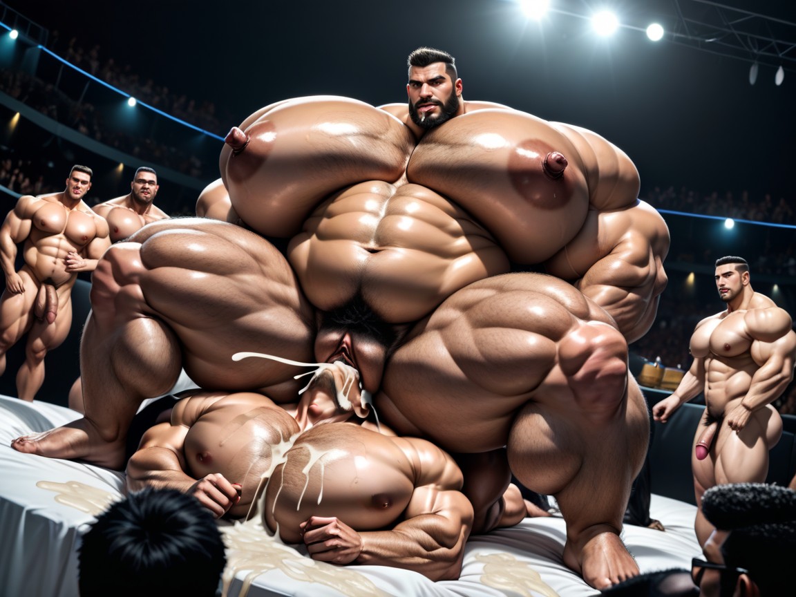 땀나는, Sideburns, 커닐링구스 AI 포르노