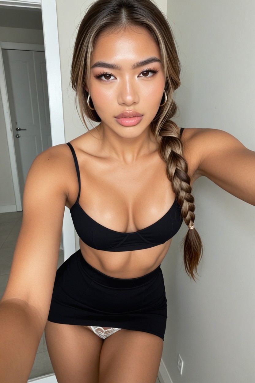 Huge Brown Eyes, Wide-angle Photo Qualityasian, Korean AI黃片