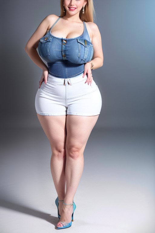 Standing, Fully Clothed, Absurdly Large Tits Porno IA