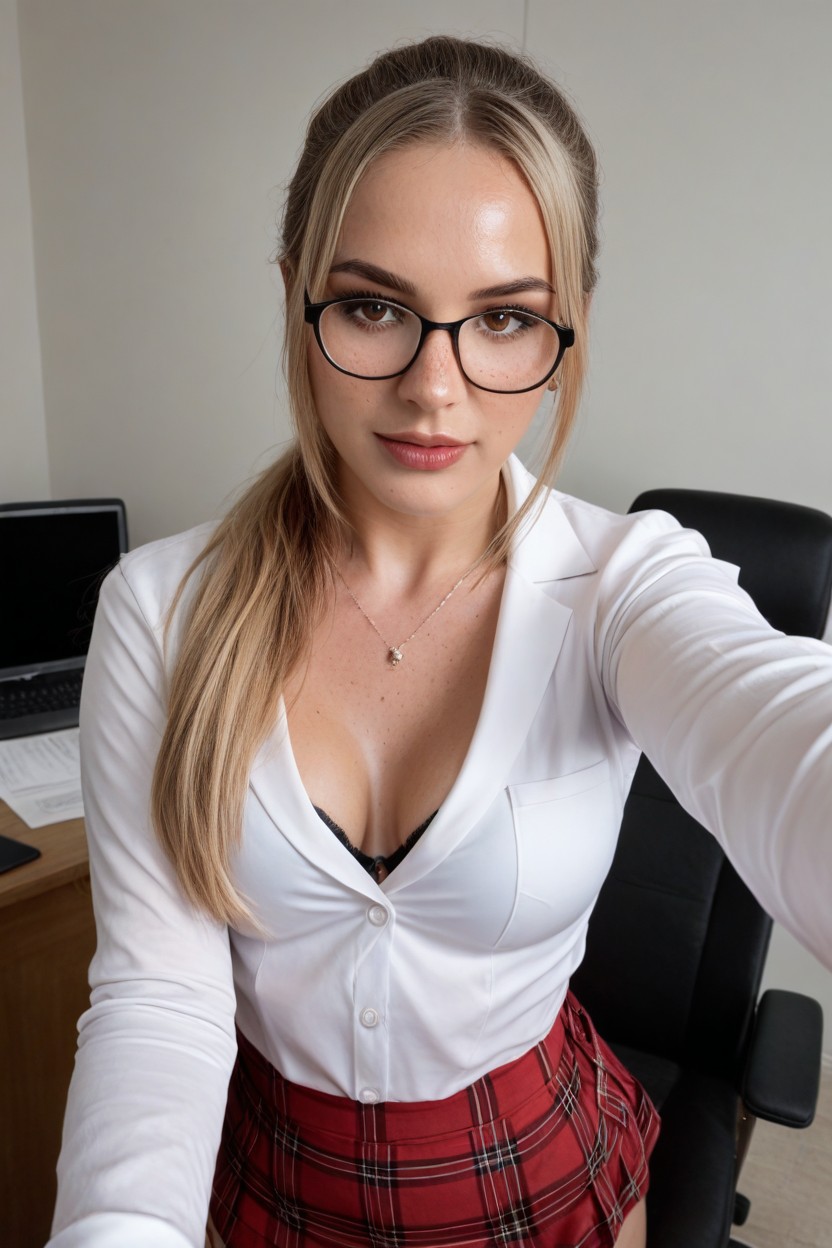 Looking, Woman, Studying Porno IA