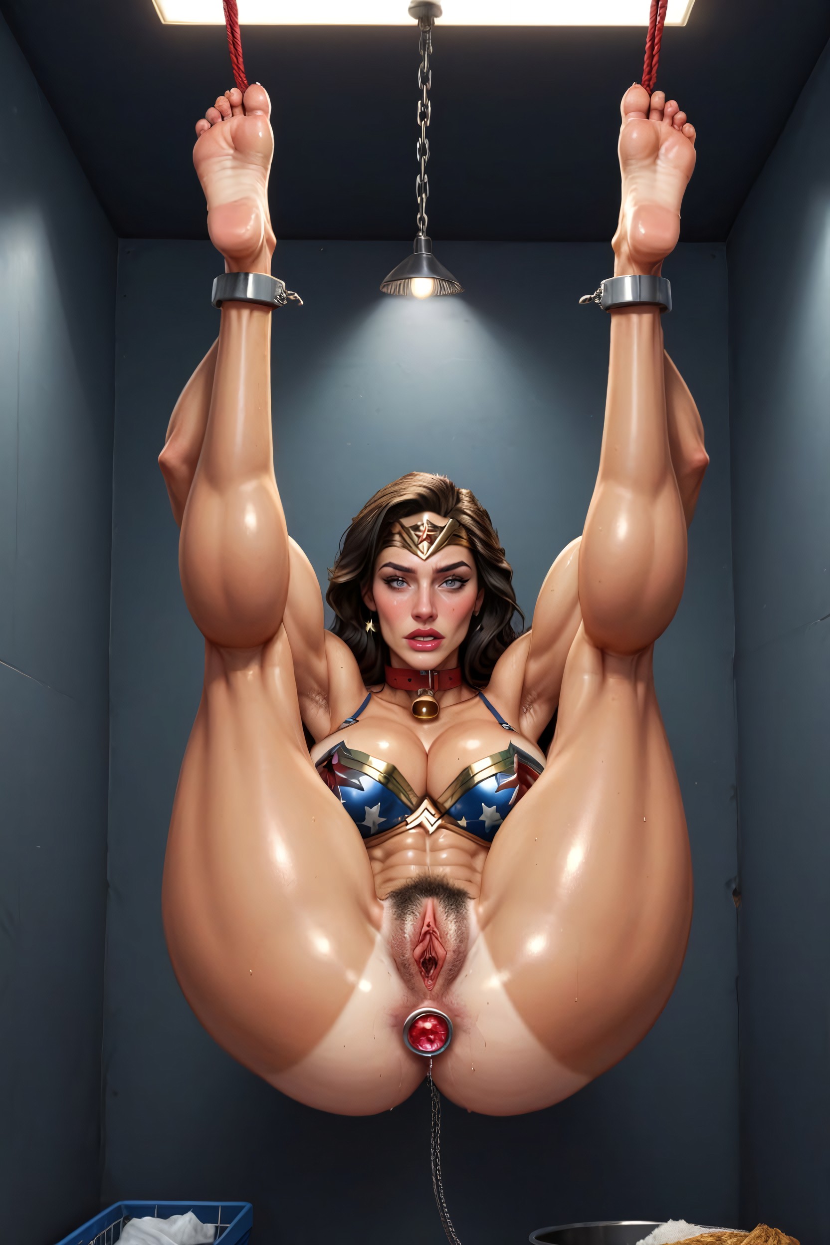 Clitoris Piercing, Attach A Spigot To The Pussy, Horny AI Porn