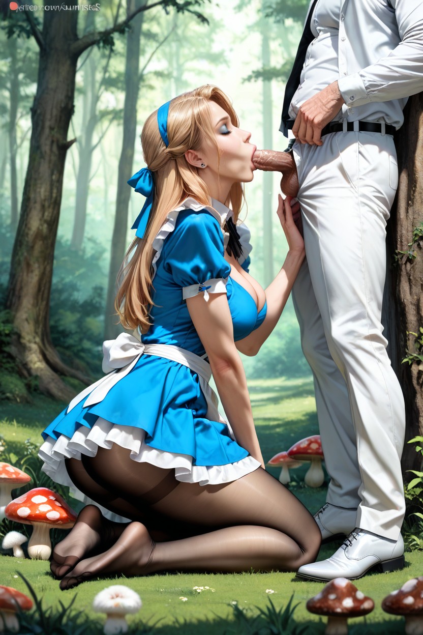 Forest, Alice Have Toned Legs, Grass Porno IA