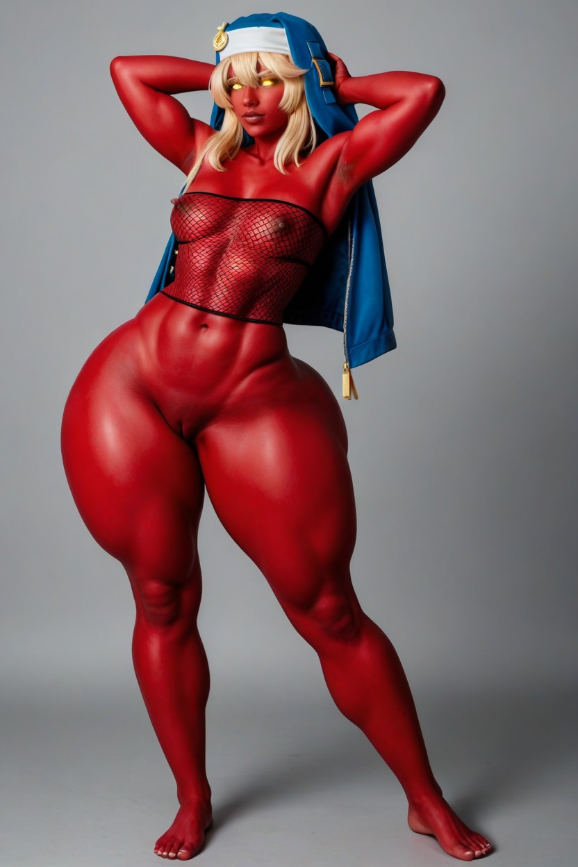 Extremely Red Skin, Hyper Hips, Red Skin Porno IA