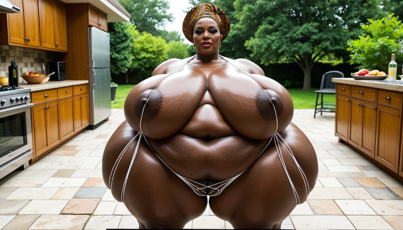 African American, Mature Model Face, Crotch Strings Porno IA